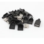 10 X Usb 2.0 Type Female Socket Adapter Connector W Plastic Cover For Diy. Fixed Price $14.86.