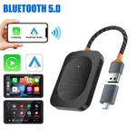 Plug-n-drive Wireless Adapter 2-IN-1 Apple Carplay & Android Auto Hub. Fixed Price $29.99.