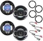 Pairs 6.5" Front & Rear Speakers Fit 2006-2011 Honda Civic. Fixed Price $119.99.