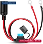 Nilight Female Cigarette Lighter Outlet 3FT + Eyelet Terminal Plug And Blade Fus. Fixed Price $15.08.
