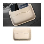 Ywdiml Car Seat Side Pocket Organizer, Pu Leather Mini Vehicle Phone Beige. Fixed Price $9.96.