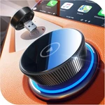 Wireless Carplay Adapter,auto-connect, No Latency, Plug&play, For Iphone 5-17. Fixed Price $25.99.