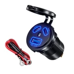 12V/24V Dual Pd+qc 3.0 Usb Port Car Cigarette Lighter Socket Plug Led Indicator. Fixed Price $18.79.