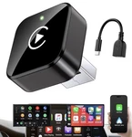 Wireless Carplay Adapter 2026 Upgrade Mini Design, Usb/usb-c Small, Black. Fixed Price $35.00.