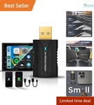 Carplay Android Wireless Adapter Mini Dongle For Stable Automatic Co.... Fixed Price $16.97.