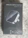 Carplay Adapter 2025 Upgrade Wired To Wireless, Black. Fixed Price $44.99.