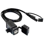 Motopower MP0609C 3.1AMP Waterproof Motorcycle Dual Usb Charger Kit Sae. Fixed Price $21.17.