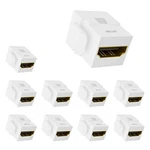 Vce 4K Hdmi Keystone Jack, Female Adapter 10 Pack, White. Fixed Price $27.99.