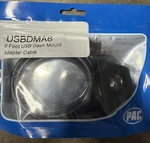 Pac Universal 6' Dash Mount Adapter Black USBDMA6. Fixed Price $12.00.