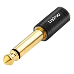 1/4 Mono To 3.5MM Stereo Adapter Gold Plated 6.35MM Ts Male 1/8 Inch Trs Fema. Fixed Price $13.43.