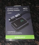 Asouny Wireless Carplay Adapter Converts Wired To (iphone Ios 10+). Fixed Price $19.99.