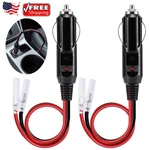 2PCS 12V Fused Cigarette Lighter Male Plug With Leads & Led 15A Usa. Fixed Price $10.87.