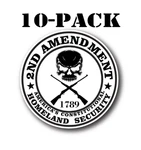 2ND Amendment Logo Gun Rights Vinyl Decal Bumper Stickers Car Truck Laptop Usa. Fixed Price $7.95.