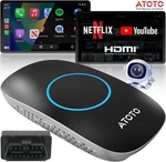 Atoto CB4D Wireless Carplay Ai Box Android Auto Wifi Adapter Converter W/obdii. Fixed Price $149.99.