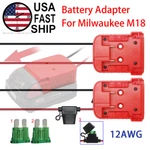 Diy Battery Adapter Power Wheels Dock Robotics Compatible With Milwaukee M18 18V. Fixed Price $7.75.