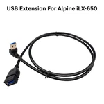 Usb Extension Cable For Alpine ILXW650 ILX-W650 Receiver 90 Degree Male 1M 3.35'. Fixed Price $29.95.