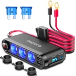 12V Car Cigarette Lighter Splitter 3 Socket Adapter Usb Charger 200W. Fixed Price $37.97.