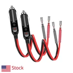 2-PACK 12V Fused Cigarette Lighter Male Plug With Leads Led 15A Heavy Duty. Fixed Price $11.05.