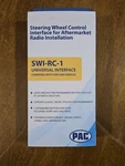 Pac SW1-RC-1 Universal Interface Steering Wheel Control. Fixed Price $45.00.