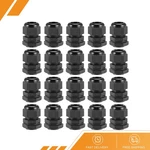 20PACK M20X1.5 Cable Gland 6MM-12MM Wire Hole Nylon Joint Locknut Washer Black. Fixed Price $15.67.