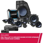 Alpine PSS-TSLA-21Y 13-SPEAKER Sound System With DVR-C320R Dashboard Camera. Fixed Price $4049.91.