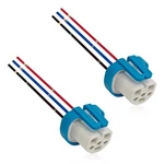 2PCS Headlight Wiring Harness 3-PIN Ceramic Connector Plug Replacem.... Fixed Price $33.62.
