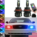2PCS 9004 9007 Led Rgbw+ Multi-color Phone App Control Headlight Bulbs Ford. Fixed Price $66.49.