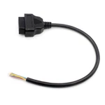 Obd-ii OBD2 16 Pin Female End Open Plug Wire Round Extension Connector .... Fixed Price $16.96.