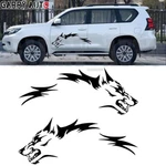 Car Truck Side Body Vinyl Black Running Wolf Graphics Decal Emblem Sticker 1PAIR. Fixed Price $18.89.