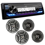 Jvc Marine Receiver With Bluetooth, Usb, Siriusxm, Pairs Polk DB652 Speakers. Fixed Price $299.99.