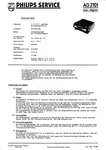 Service Manual Guide For Philips Ag 2101. Fixed Price $11.25.