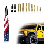 Yumfugu 1 Pc Car Flag Bullet Antenna, Medium, Black #american. Fixed Price $28.34.