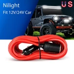 Nilight 14FT Extension Cord Cable Heavy Duty Charger W/ Cigarette Lighter Socket. Fixed Price $10.99.