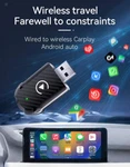 Das Motor Haus Carplay Android Wireless Mini Usb Adapter. Fixed Price $24.95.