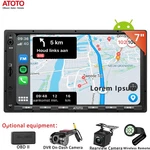 Atoto A5L Obdii Android Genai Car Stereo Gps Navi 24B Eq On Dash Dvr+rear Camera. Fixed Price $189.90.