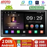 Atoto 7" 2DIN Stereo Wireless Android Auto Carplay Live Rear View 24B-EQ. Fixed Price $39.99.