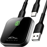 Carplay Wireless Adapter For Apple, 2024 Upgrade Stable Fast Connection. Fixed Price $59.99.
