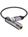 Dukabel Usb To 1/4 Headphone Adapter, 6.35MM Stereo Jack 30CM, Grey. Fixed Price $18.98.