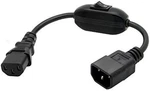 Pdu Ups Power Cord Cable, Iec 320 C14 To C13 With On/off Switch 30CM. Fixed Price $11.92.