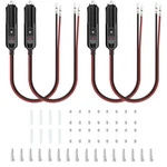 Bfxm 12V Cigarette Lighter Plug With 1FT 16 Awg Wire, 4PCS Fittings. Fixed Price $20.44.