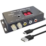 Aoespy Rf Modulator Rca Coaxial Converter Uhf Adapter W/channel Switch For. Fixed Price $40.58.