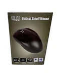 Adesso HC-3003PS Black 3-BUTTON Optical Scrolling PS/2 Pc Computer Mouse Nib. Fixed Price $12.99.