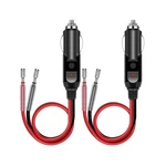 Yonhan Cigarette Lighter Male Plug 12V Fused Replacement Pack, CG3B, Black. Fixed Price $11.69.