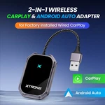 Wireless Carplay Adapter Android Auto Dongle For Factory Wired Xtrons ACCP08. Fixed Price $53.00.