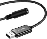 Dukabel Usb Headphone Adapter, External Sound Card With Trrs 4 Pole Jack,. Fixed Price $12.11.