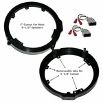 Honda 6.5" Or 6.75" Speaker Adapter 1PAIR With Harness Front And Rear. Fixed Price $21.99.