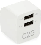 C2G 22322 2-PORT Usb Wall Charger Ac To Adapter. Fixed Price $24.99.