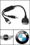 Port Usb Aux Bmw Ipod Iphone Connection Charge Cable For Select Cars 61120440812. Fixed Price $17.95.