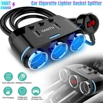 5-IN-1 3WAY Car Cigarette Lighter Socket Splitter Fast Charger Power Adapter 12V. Fixed Price $12.59.