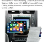 Wireless/wired Phone Mirroring Android Auto Interface Upgrade Kit For Lexus Is. Fixed Price $171.00.